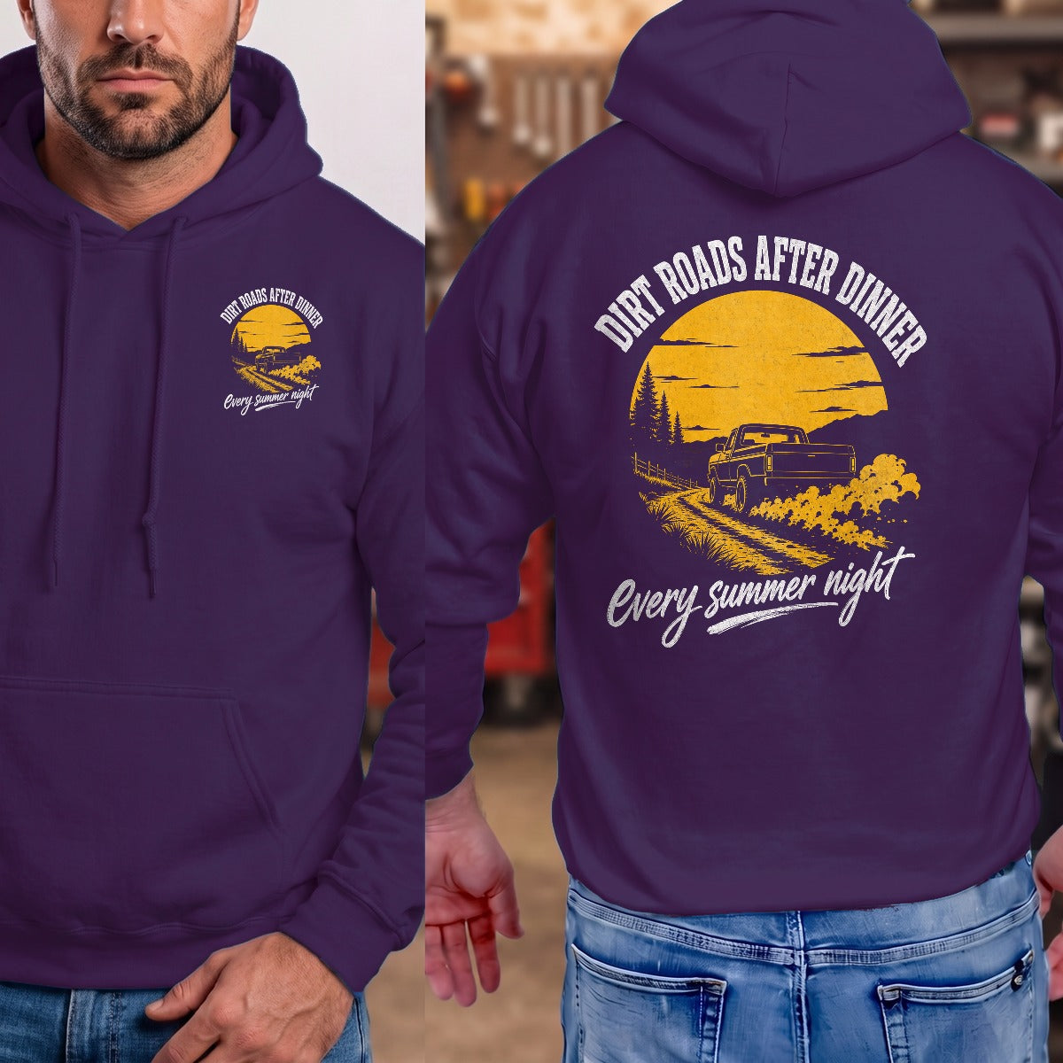 Purple | Front & Back