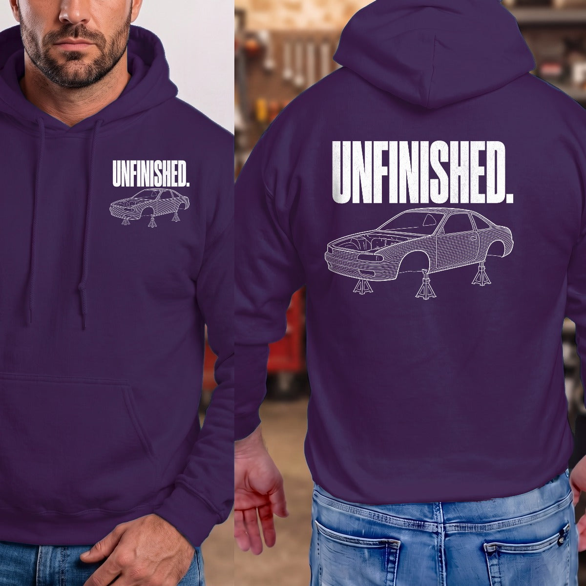 Purple | Front & Back