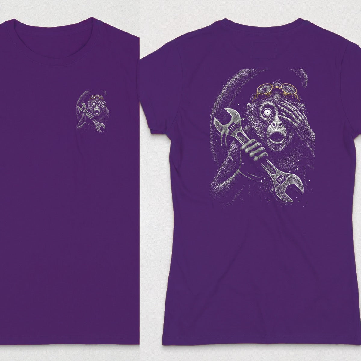 Purple | Left Chest + Back