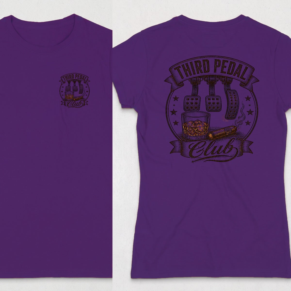 Purple | Left Chest + Back