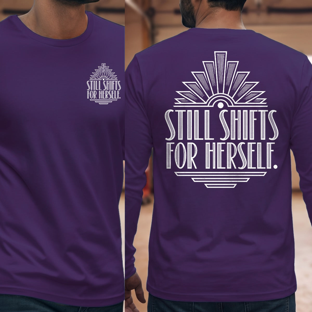 Purple | Front & Back