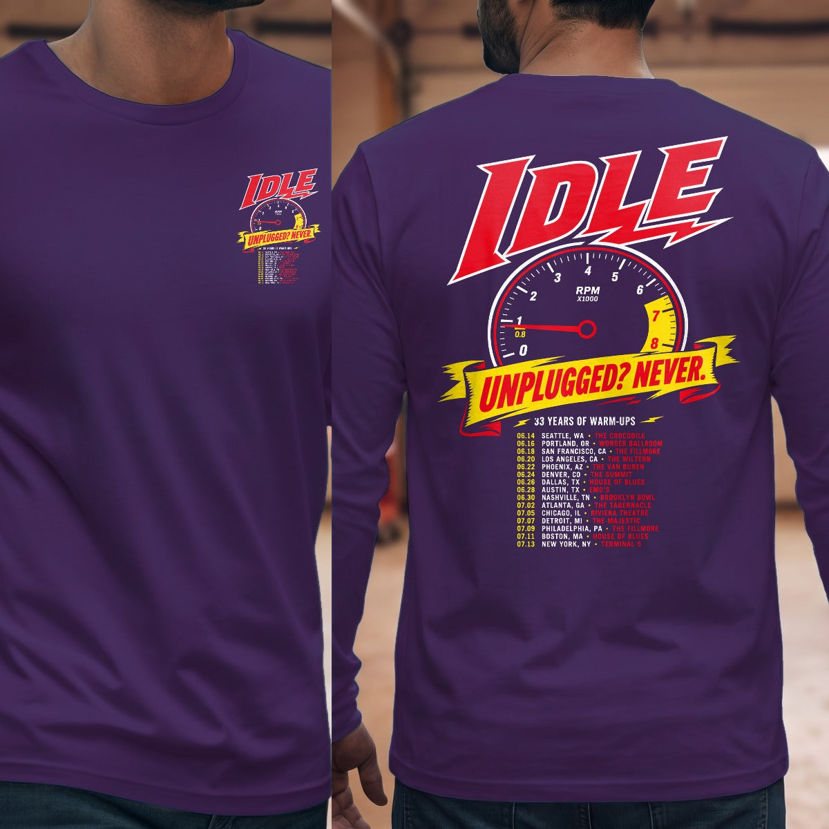 Purple | Front & Back