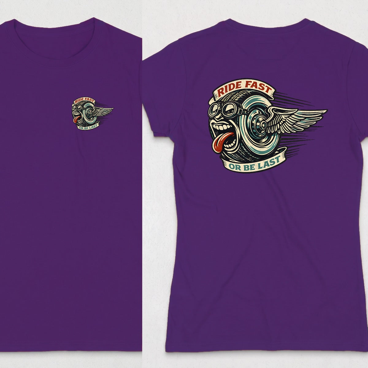Purple | Left Chest + Back