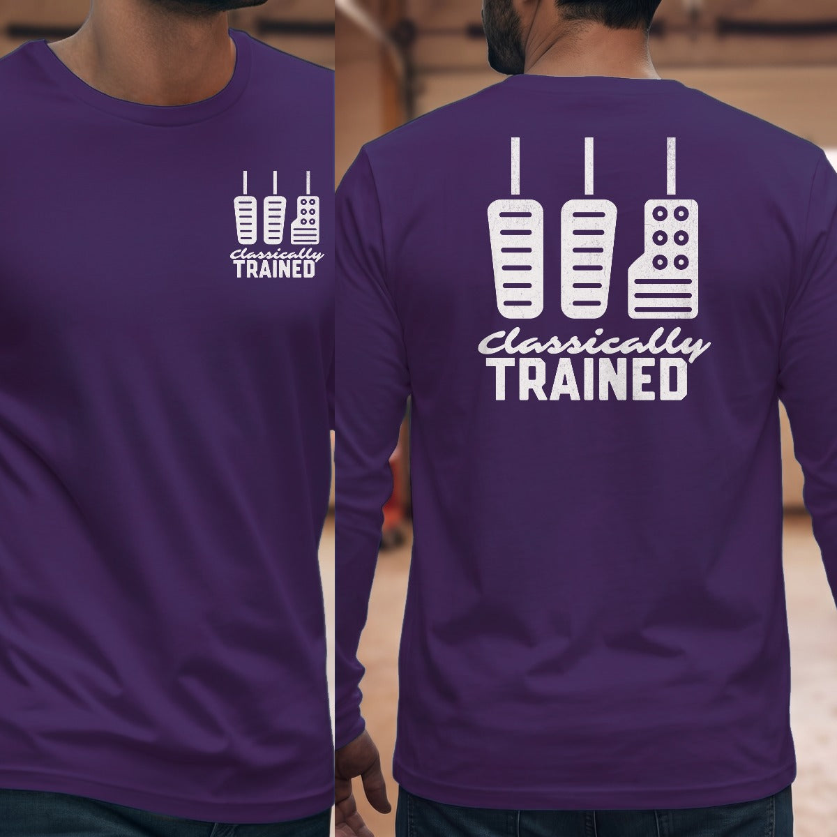 Purple | Left Chest + Back