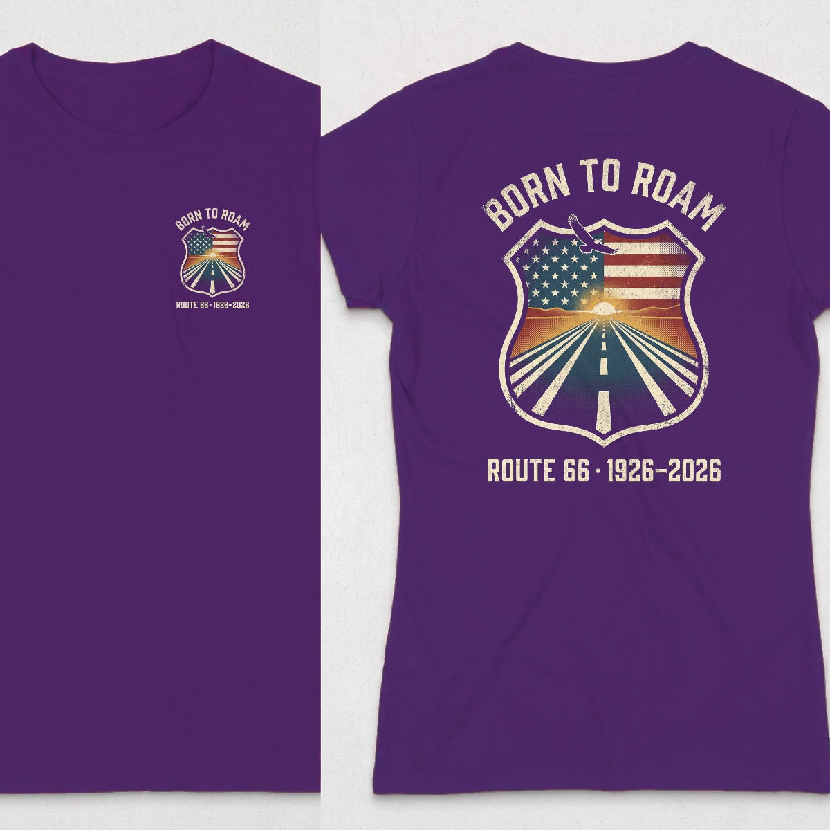 Purple | Left Chest + Back