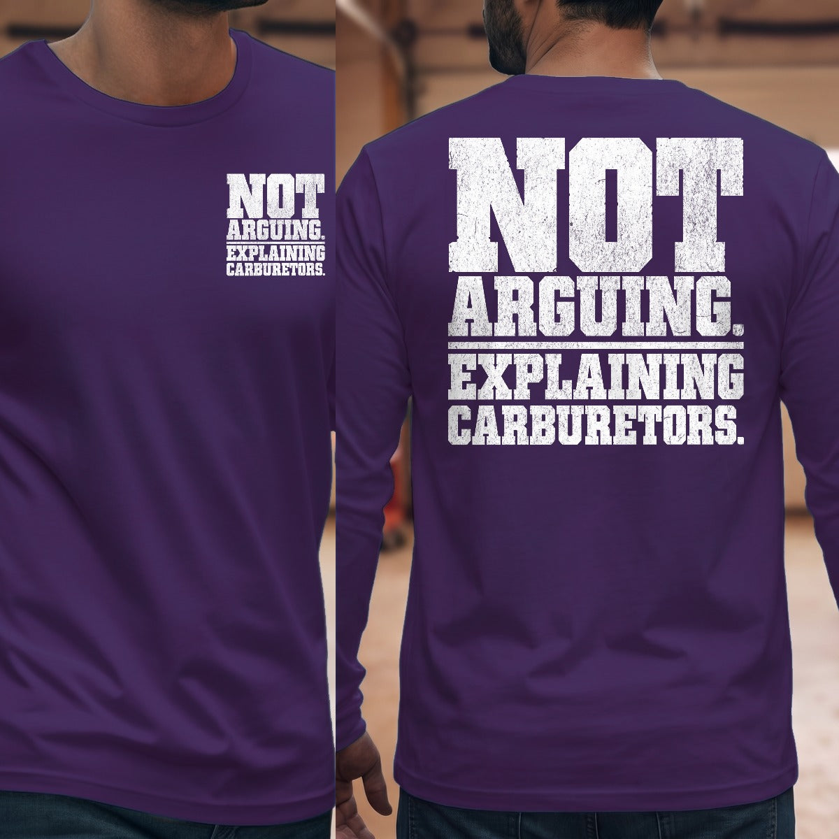Purple | Front & Back