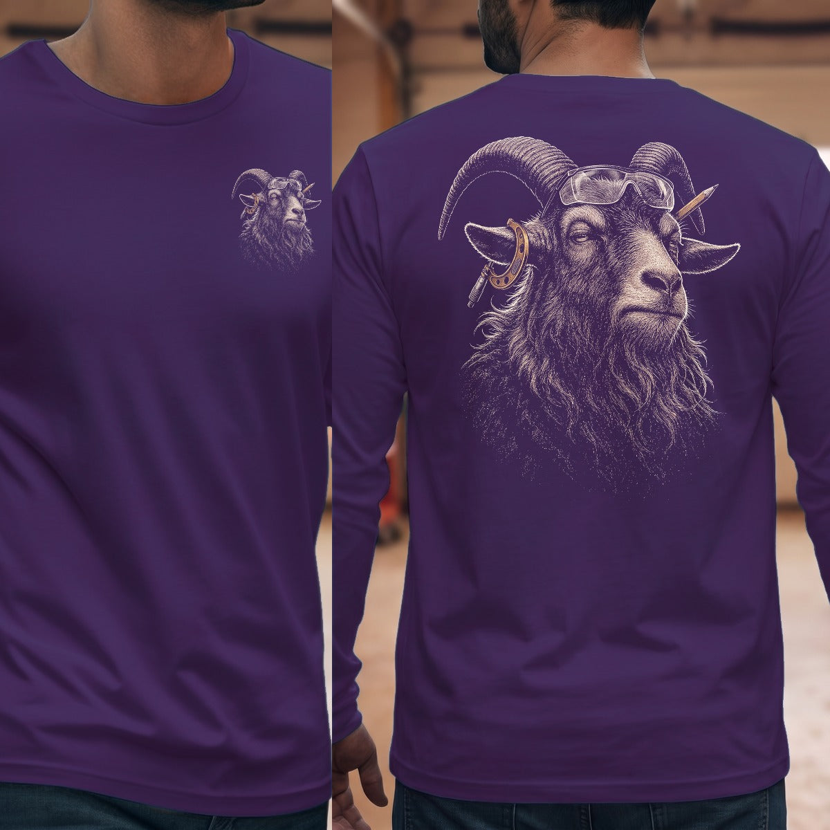 Purple | Front & Back