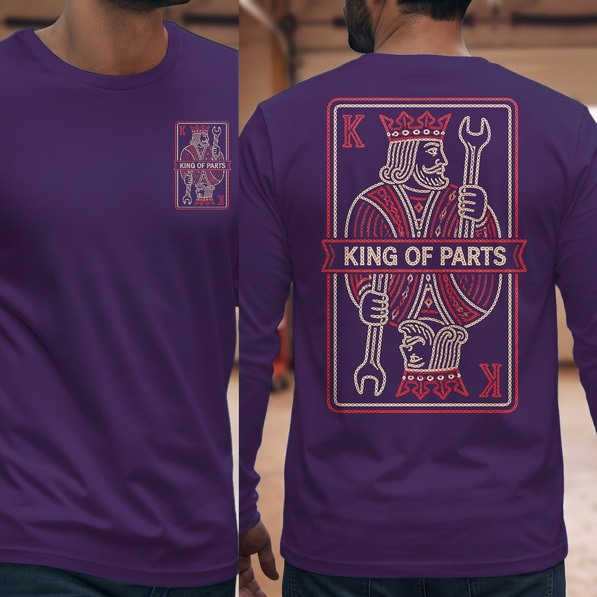 Purple | Front & Back
