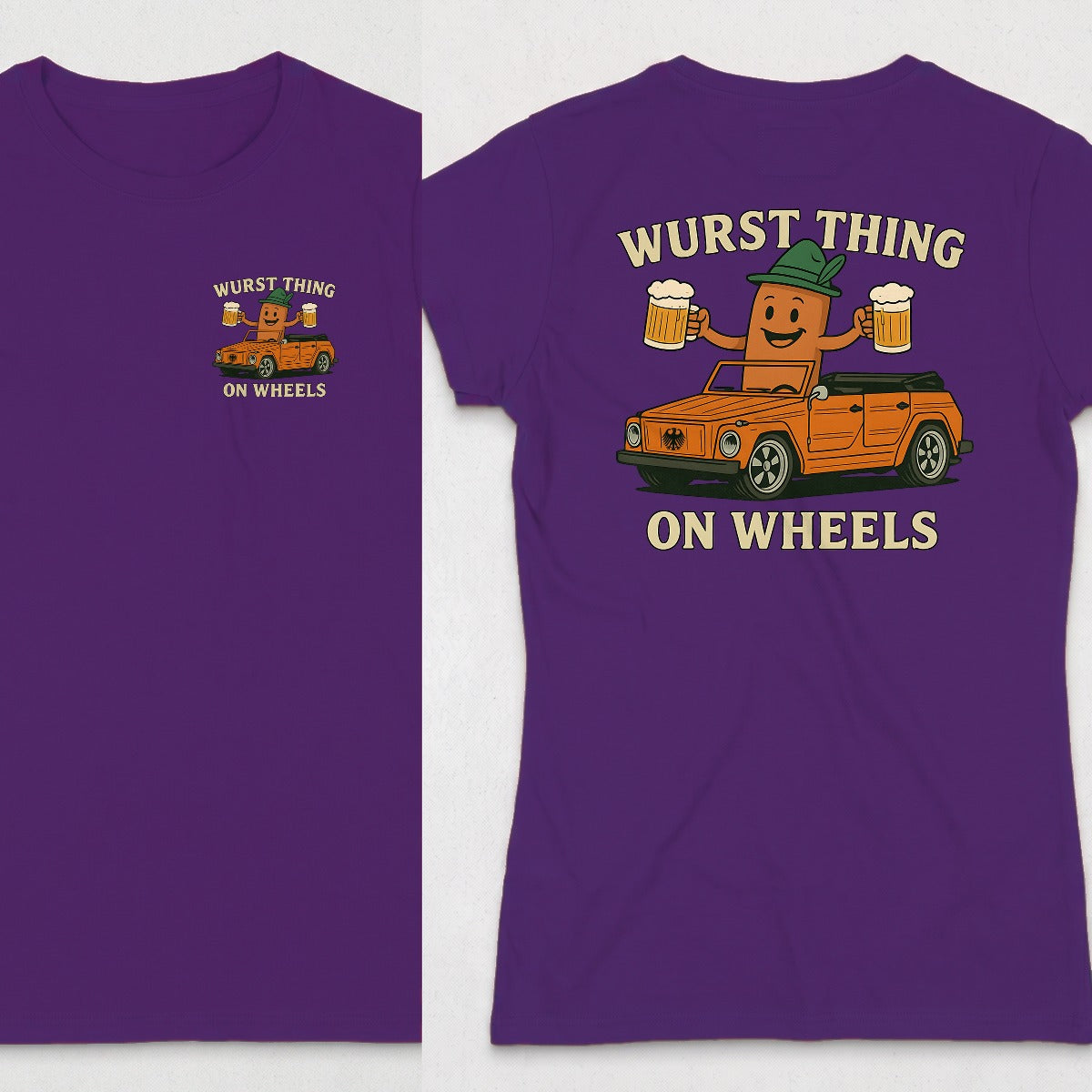 Purple | Left Chest + Back