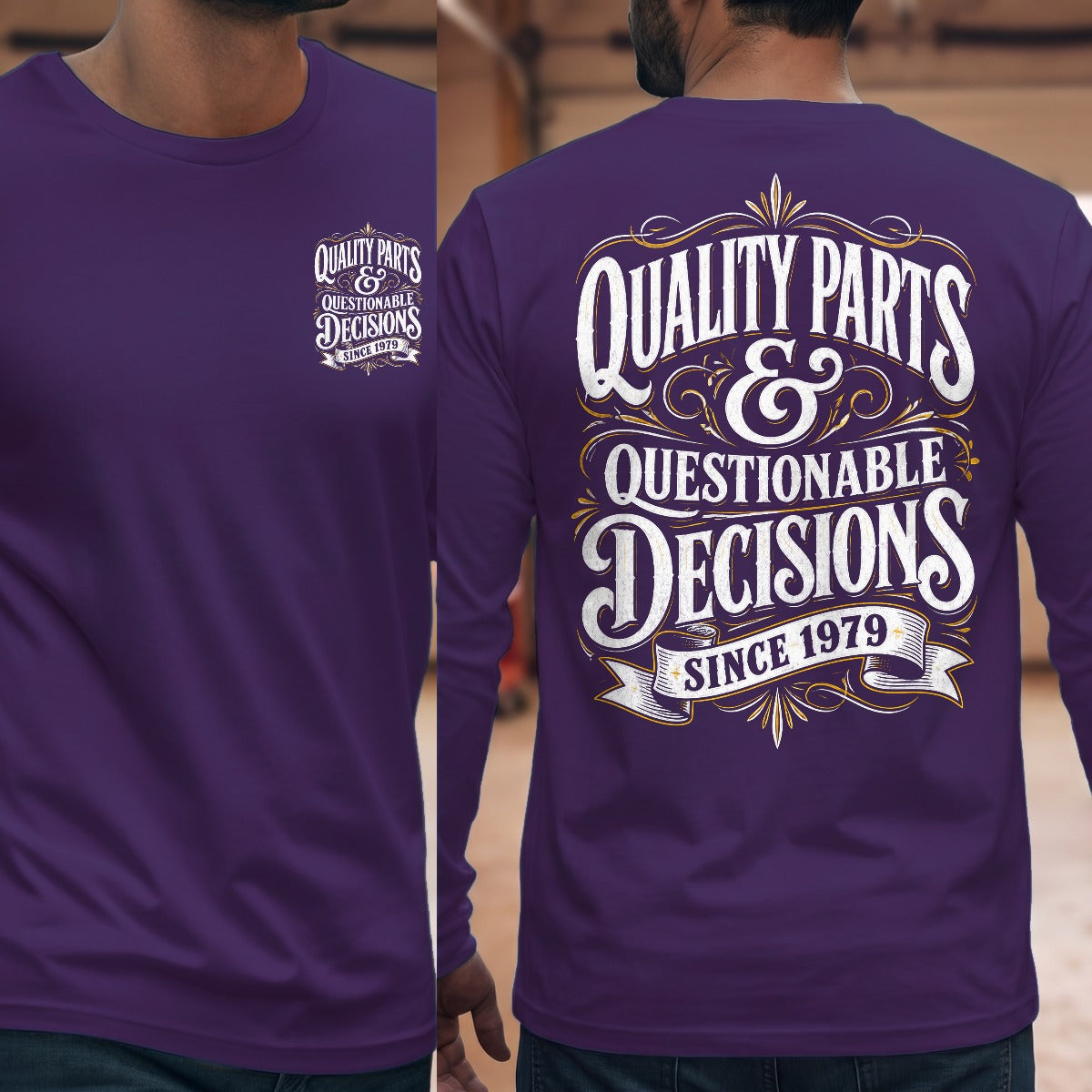 Purple | Front & Back