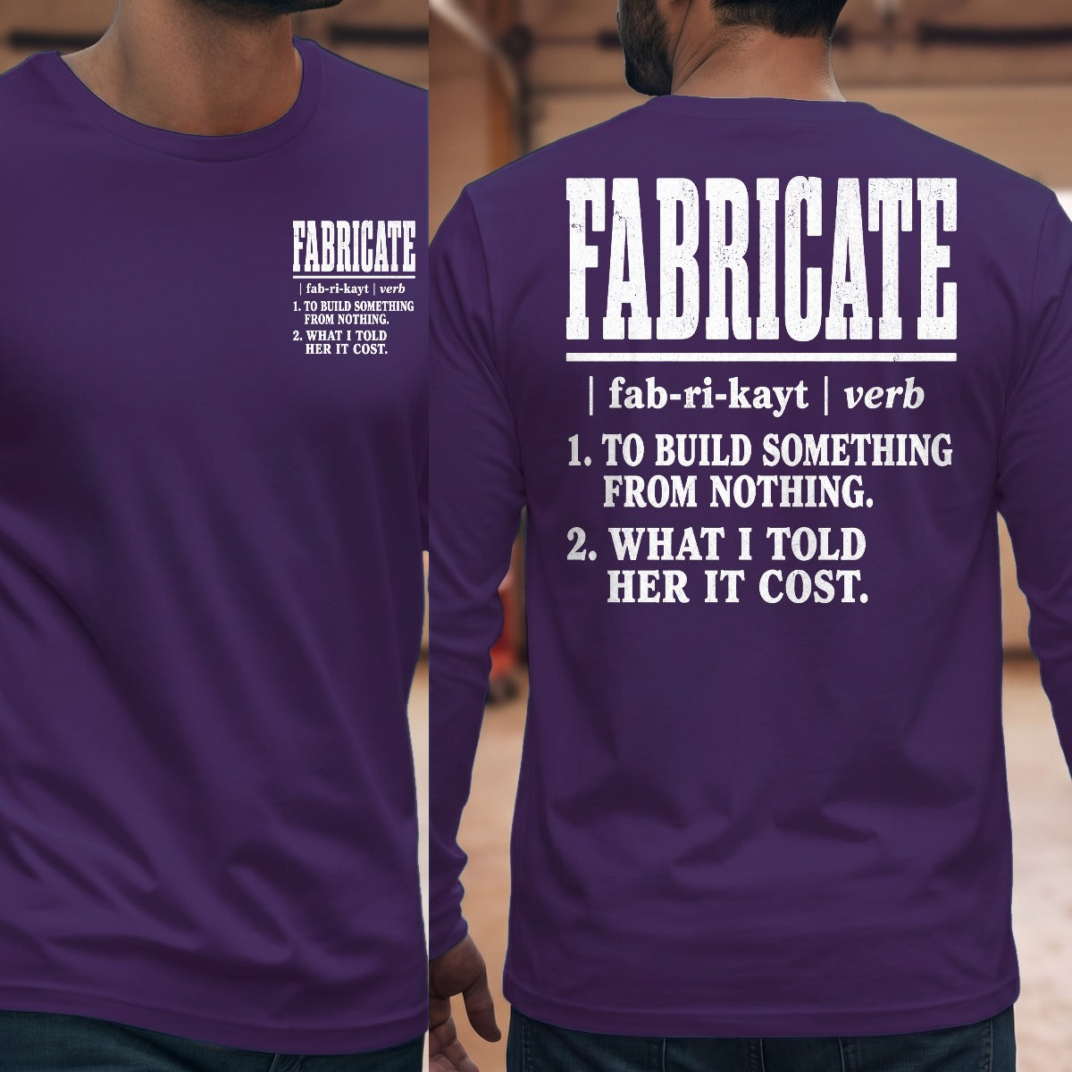 Purple | Front & Back