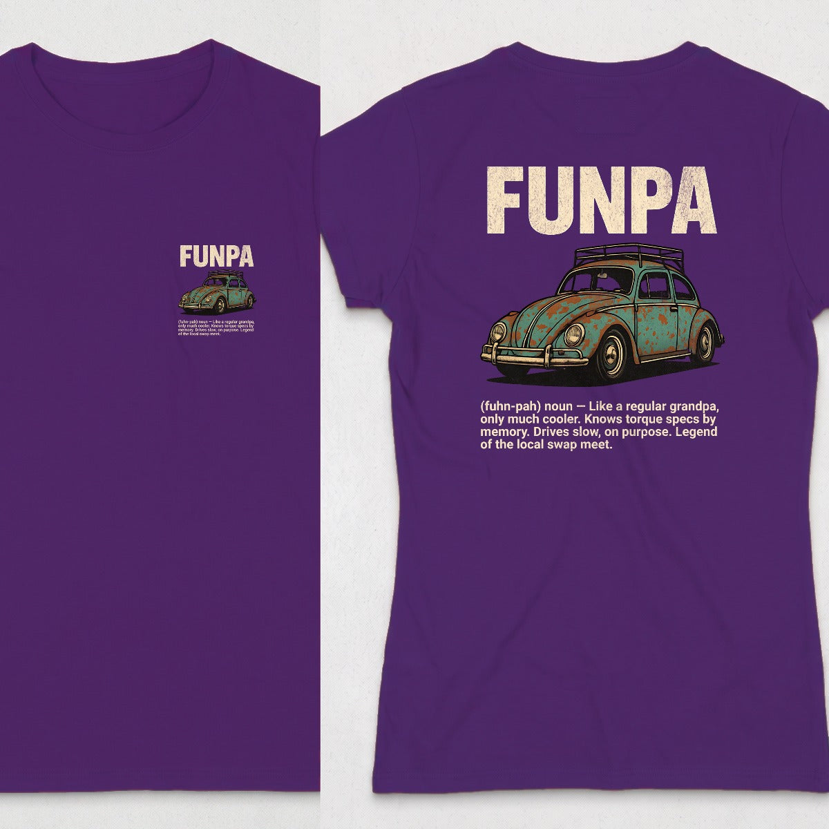 Purple | Front & Back