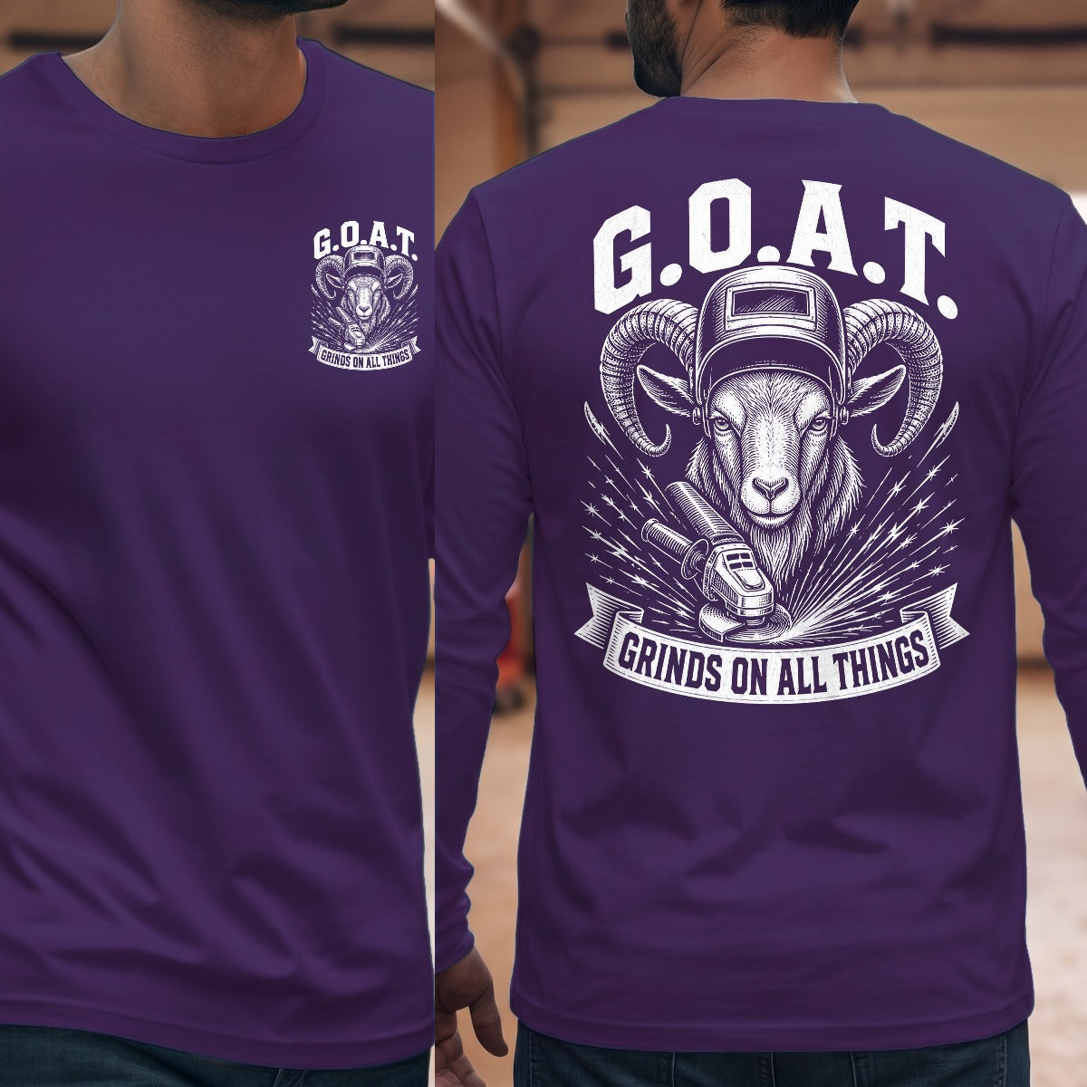 Purple | Front & Back