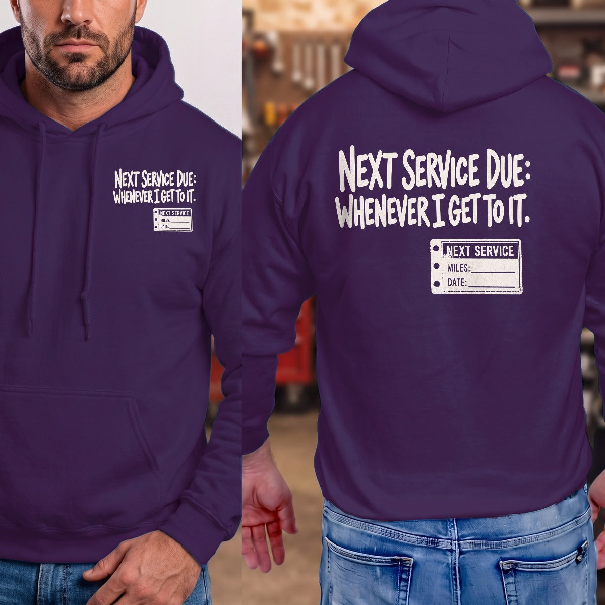 Purple | Left Chest + Back
