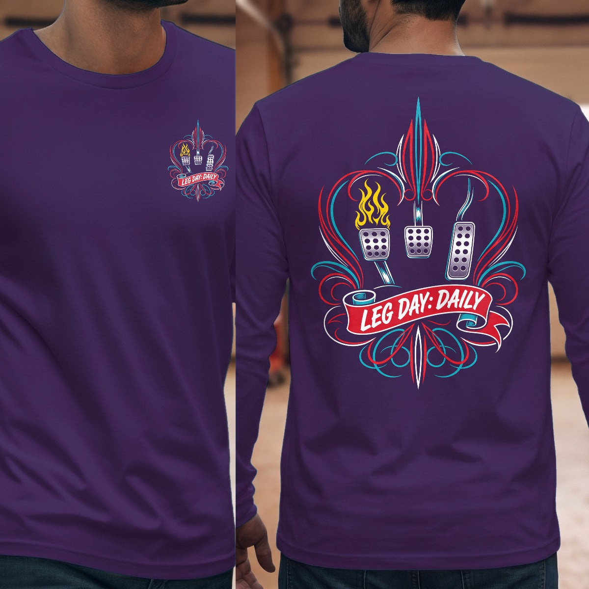Purple | Front & Back
