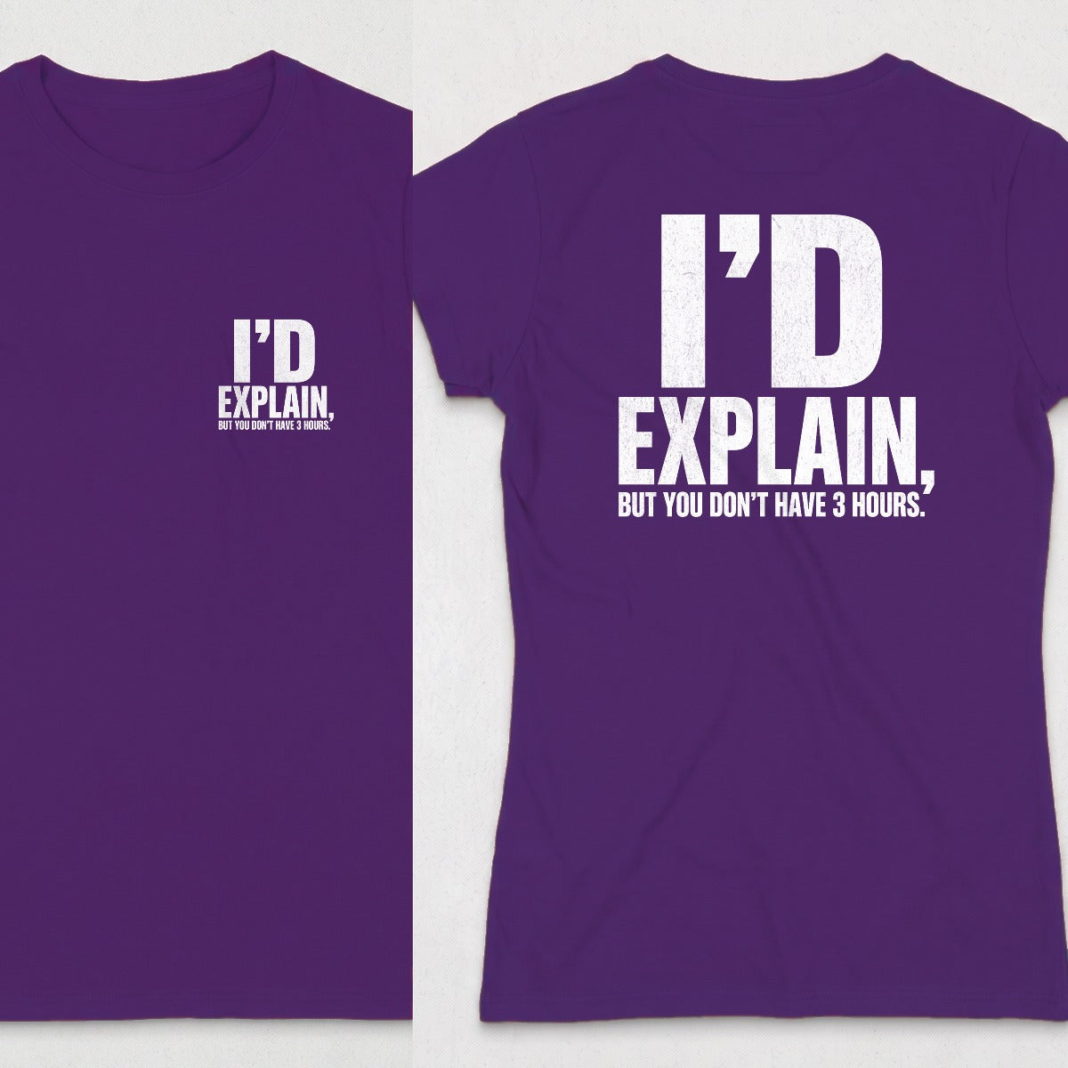 Purple | Front & Back