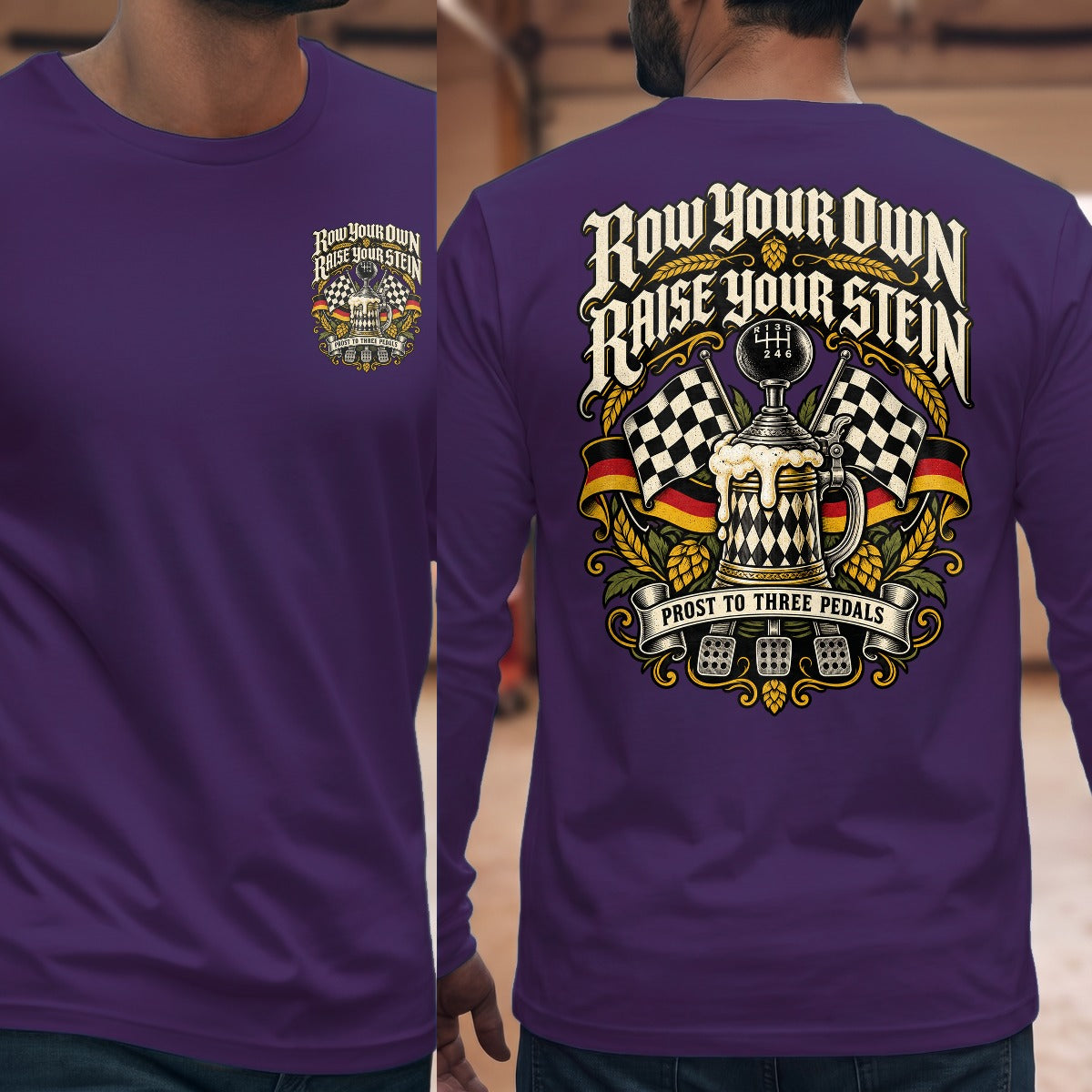 Purple | Front & Back