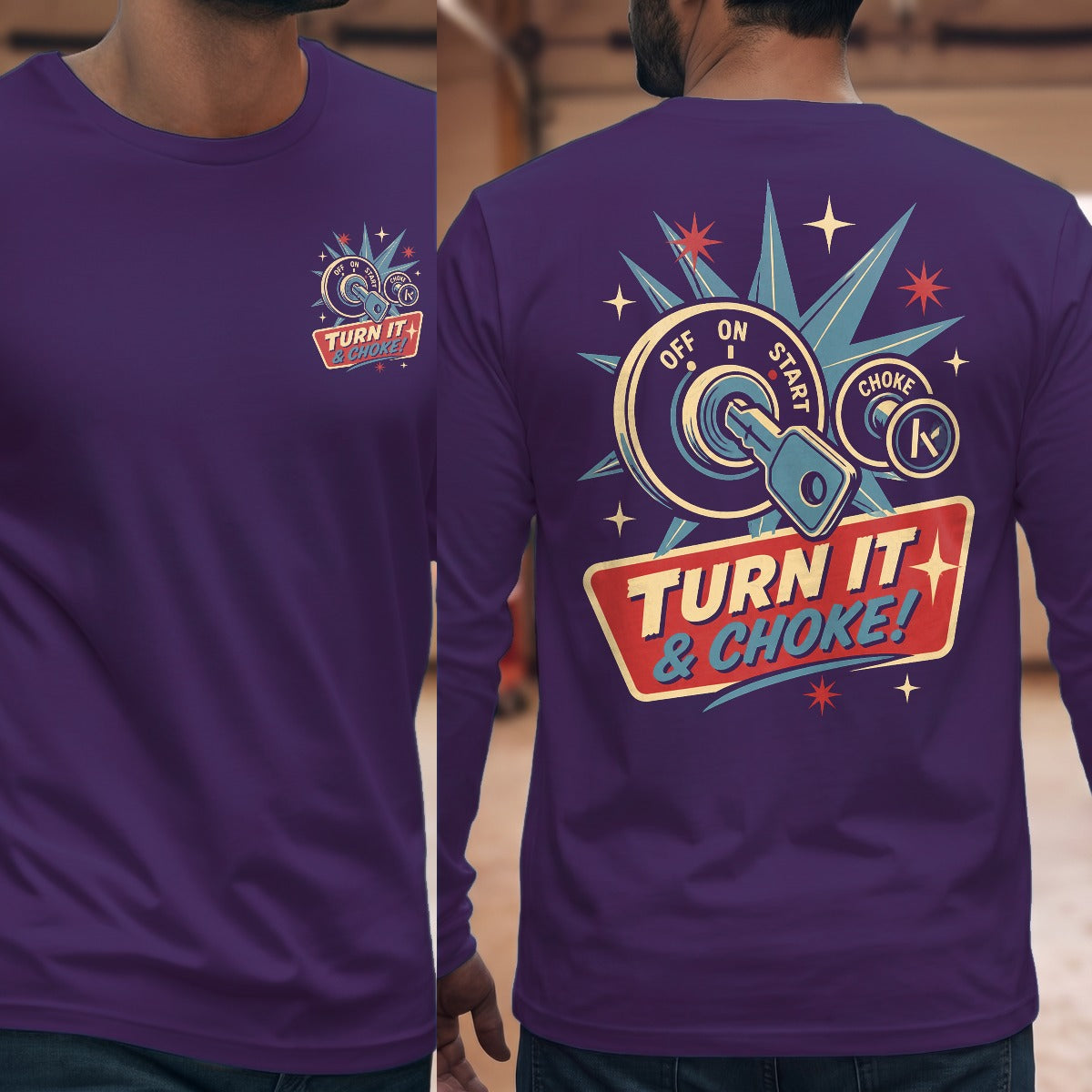 Purple | Front & Back