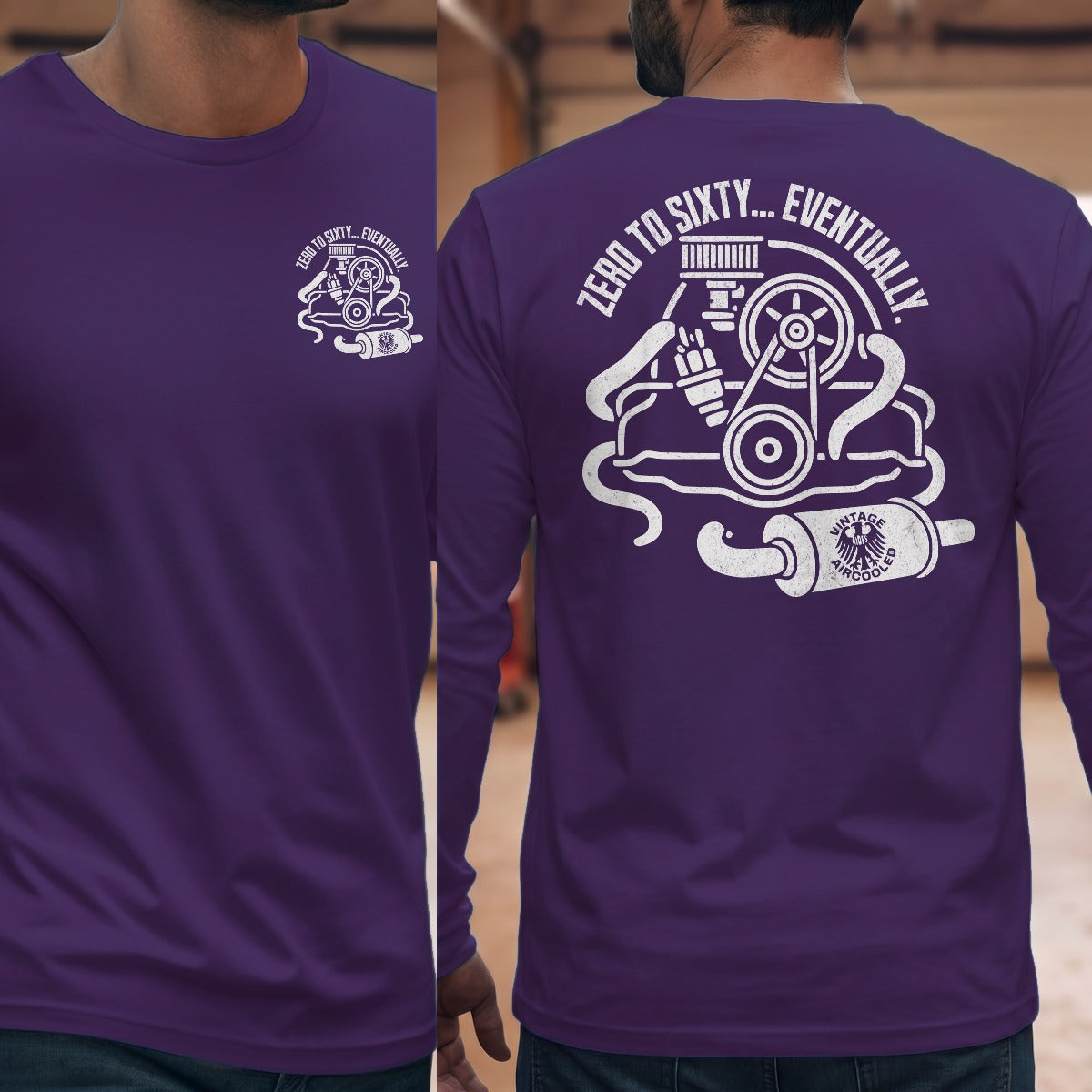 Purple | Front & Back