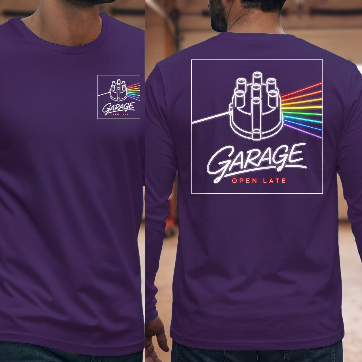 Purple | Front & Back