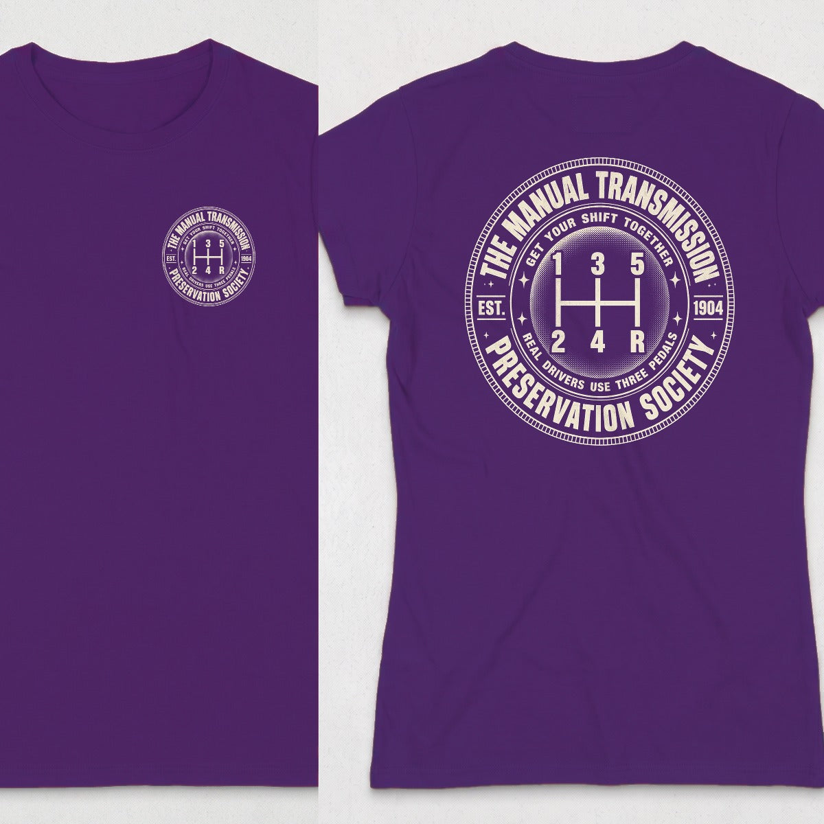 Purple | Left Chest + Back