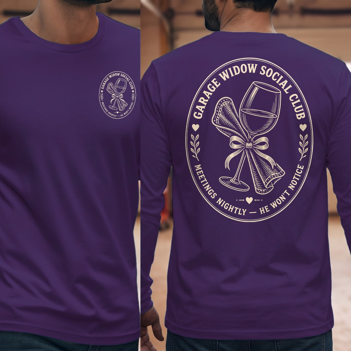 Purple | Front & Back