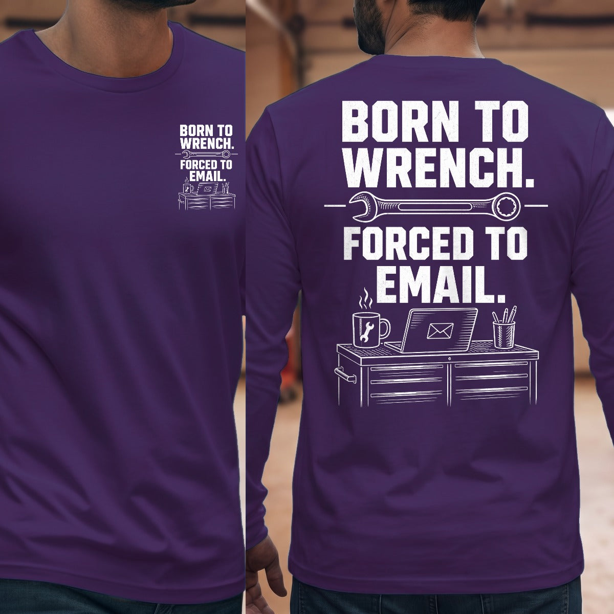 Purple | Front & Back