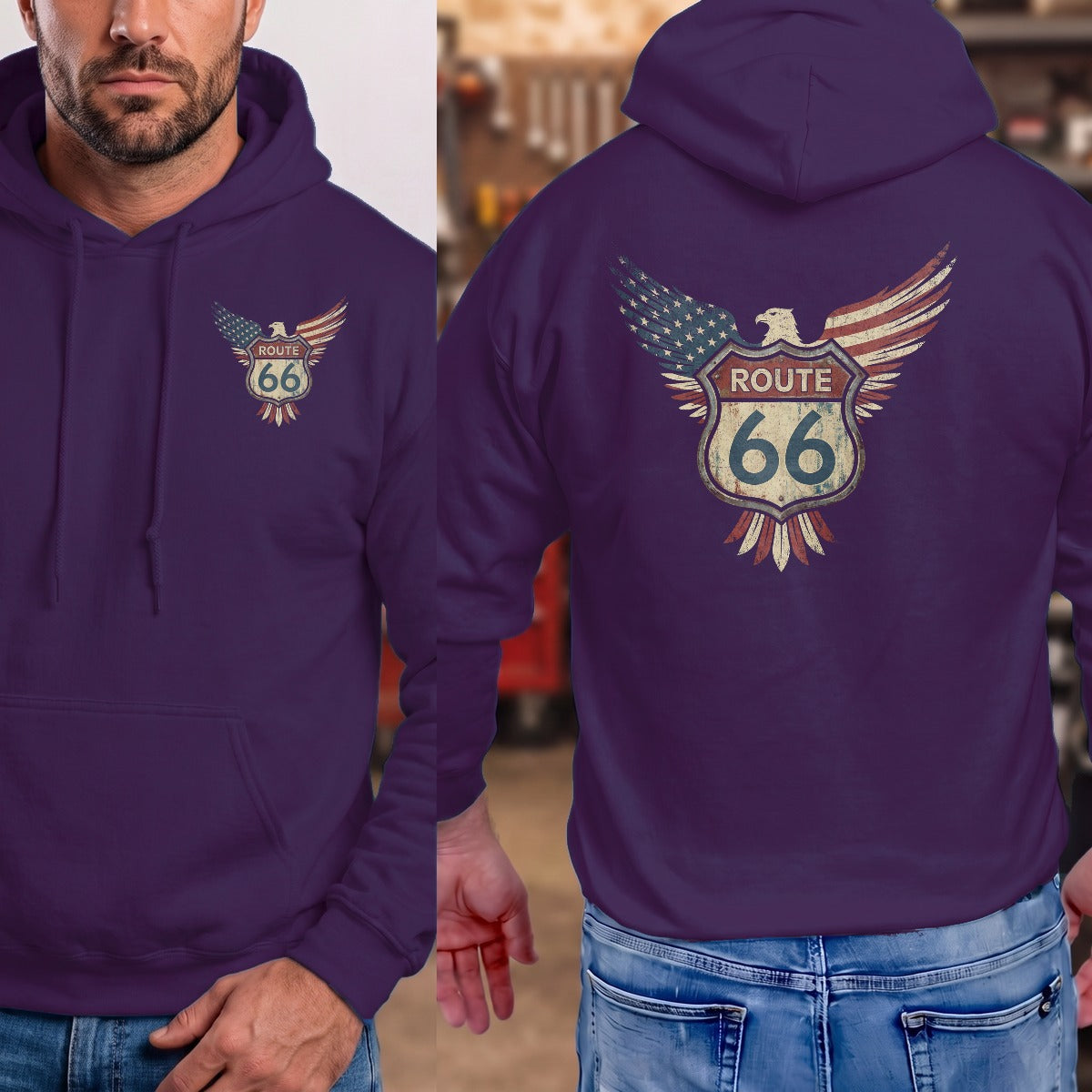 Purple | Front & Back