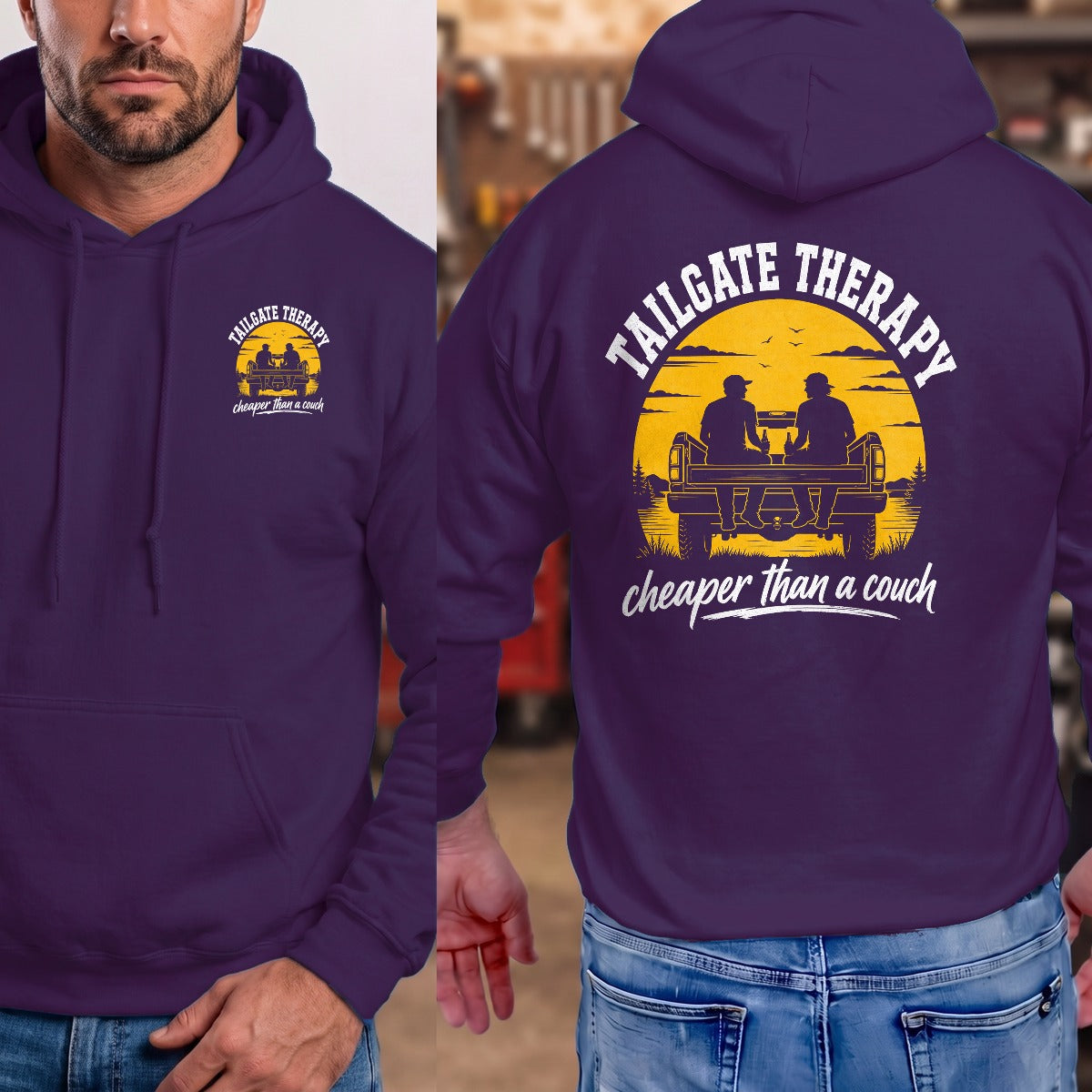Purple | Front & Back