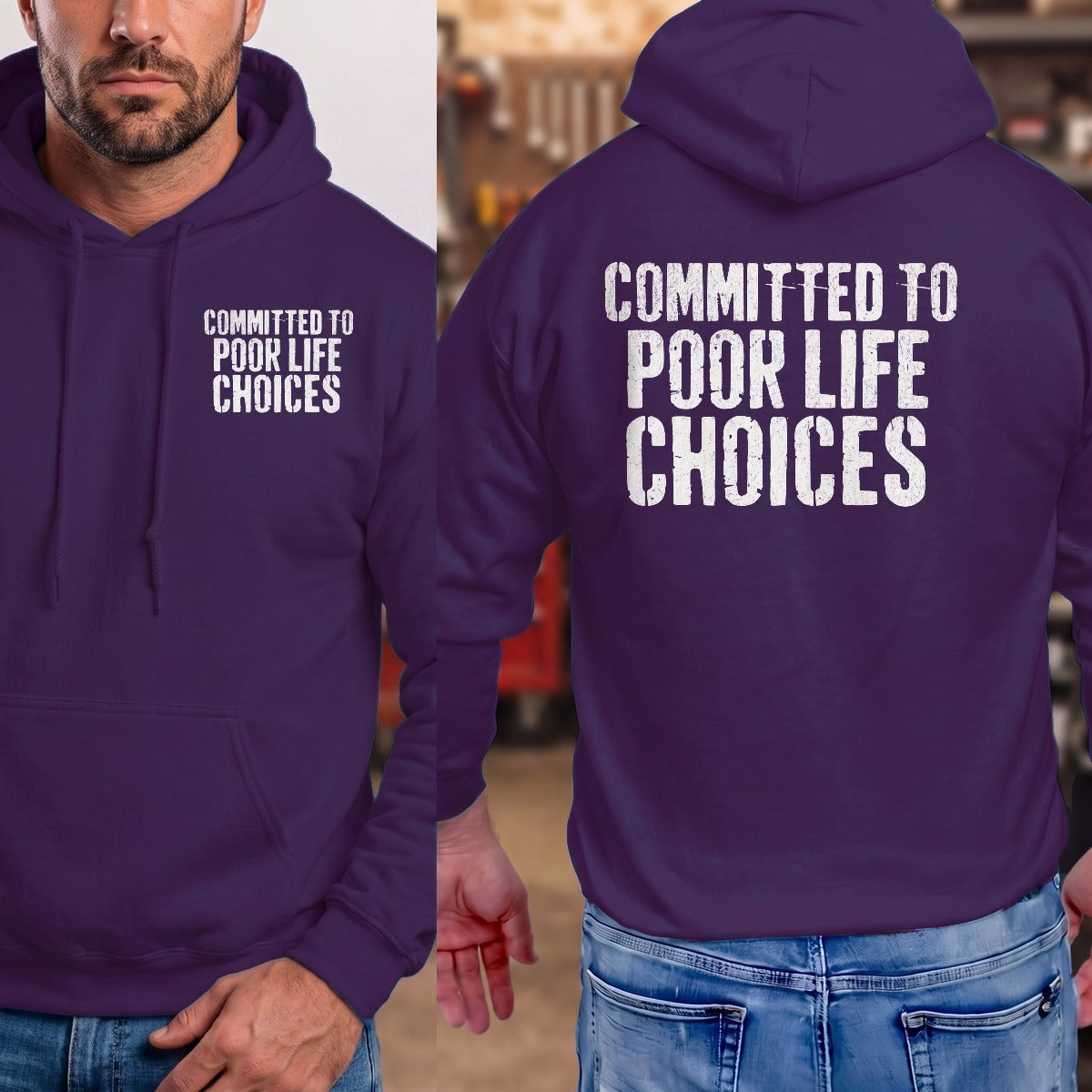 Purple | Front & Back
