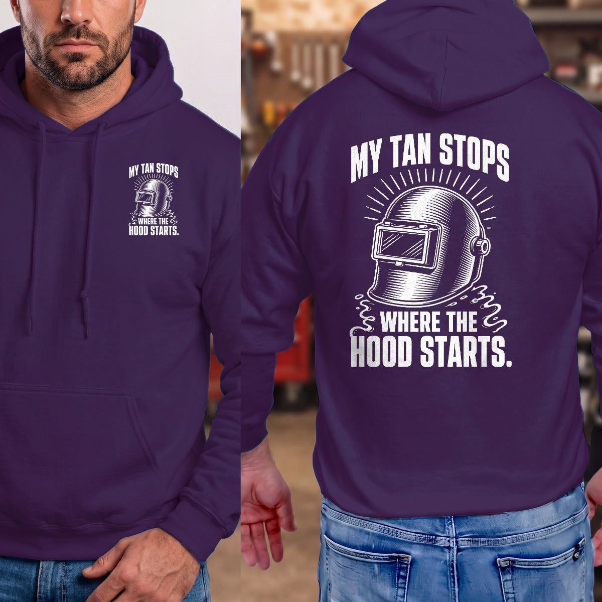 Purple | Front & Back