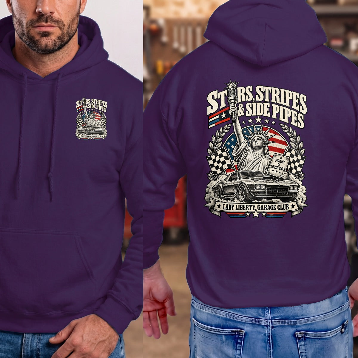 Purple | Front & Back