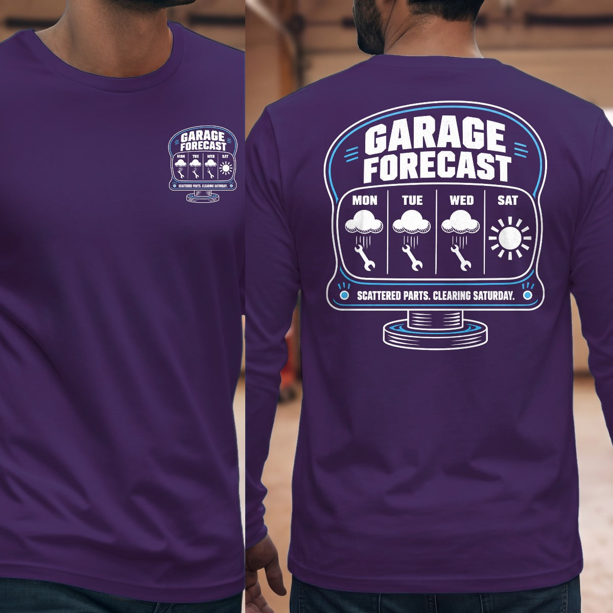 Purple | Front & Back