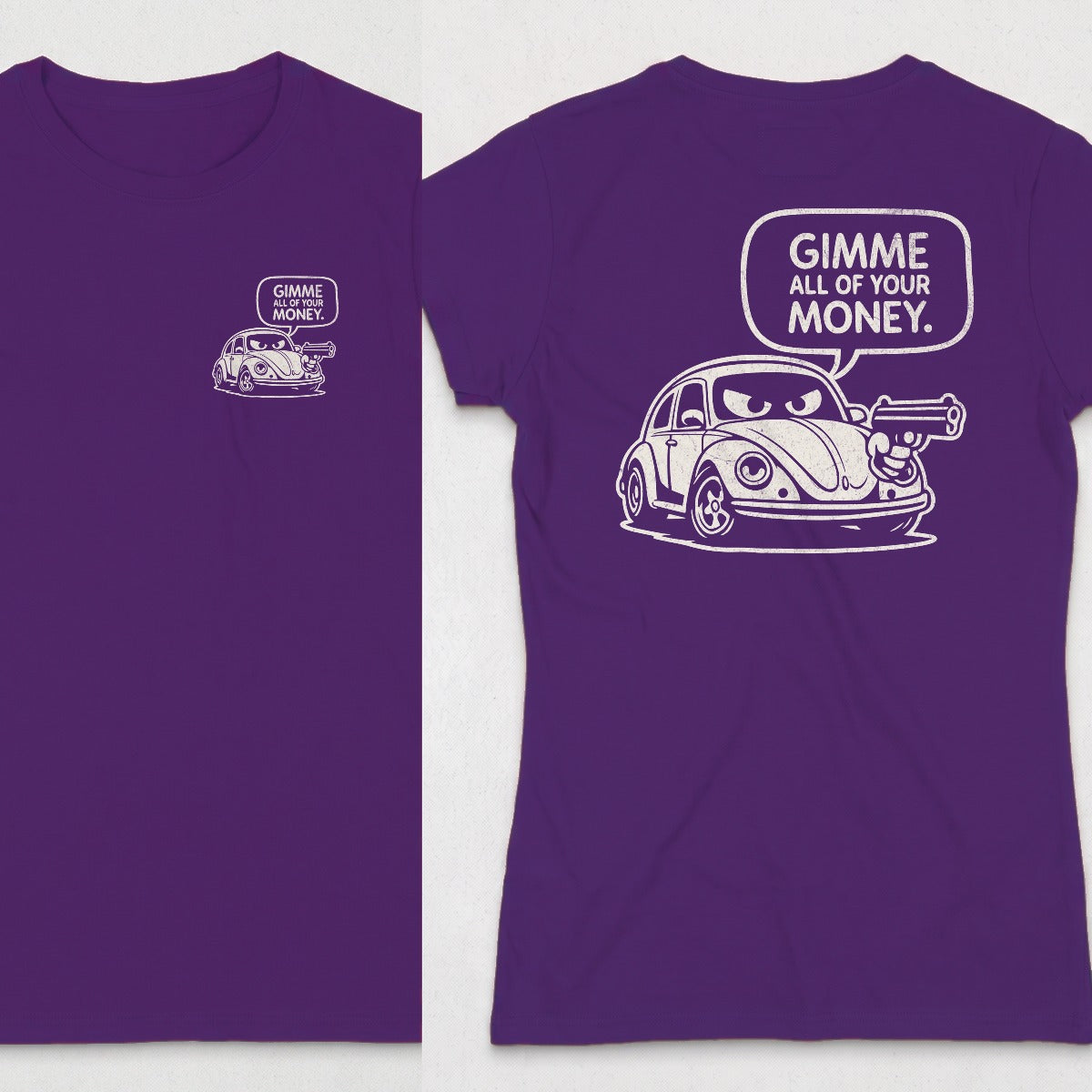 Purple | Left Chest + Back
