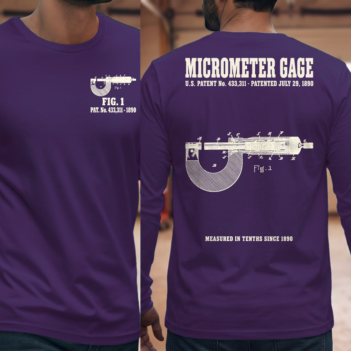 Purple | Front & Back