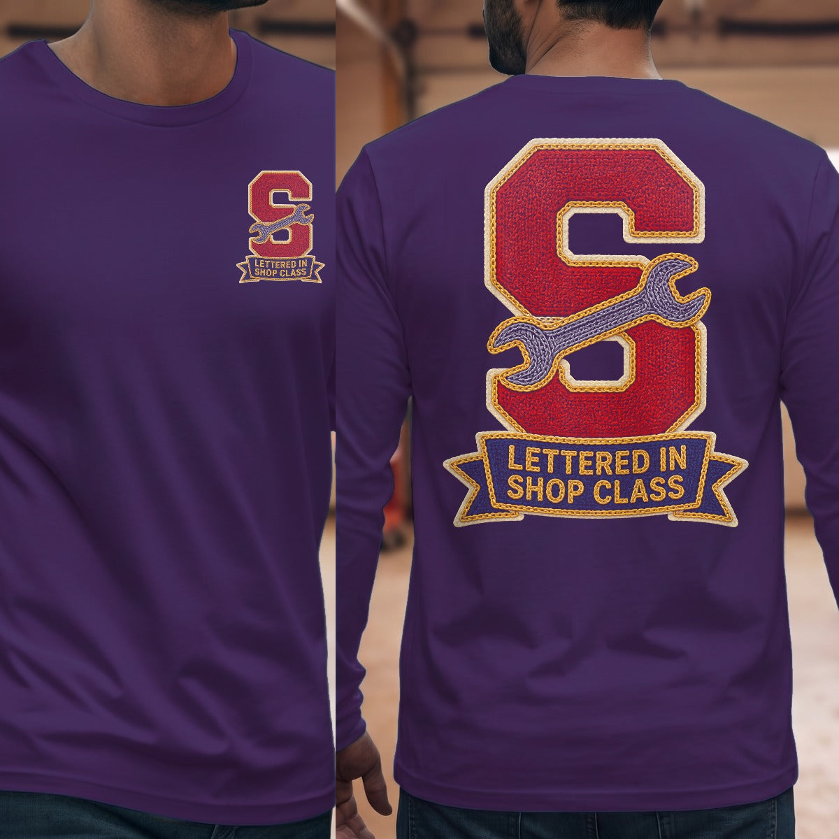Purple | Front & Back