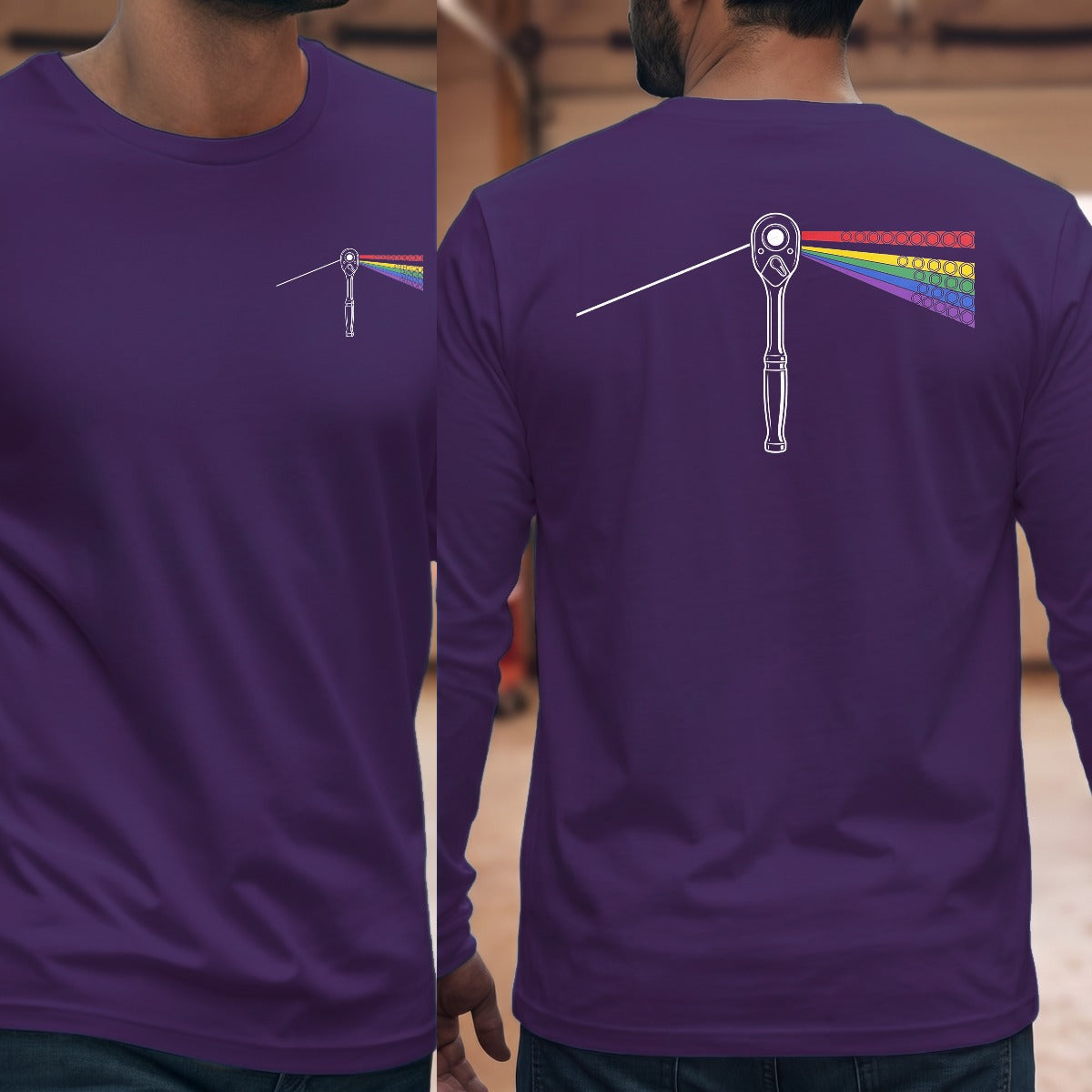 Purple | Front & Back