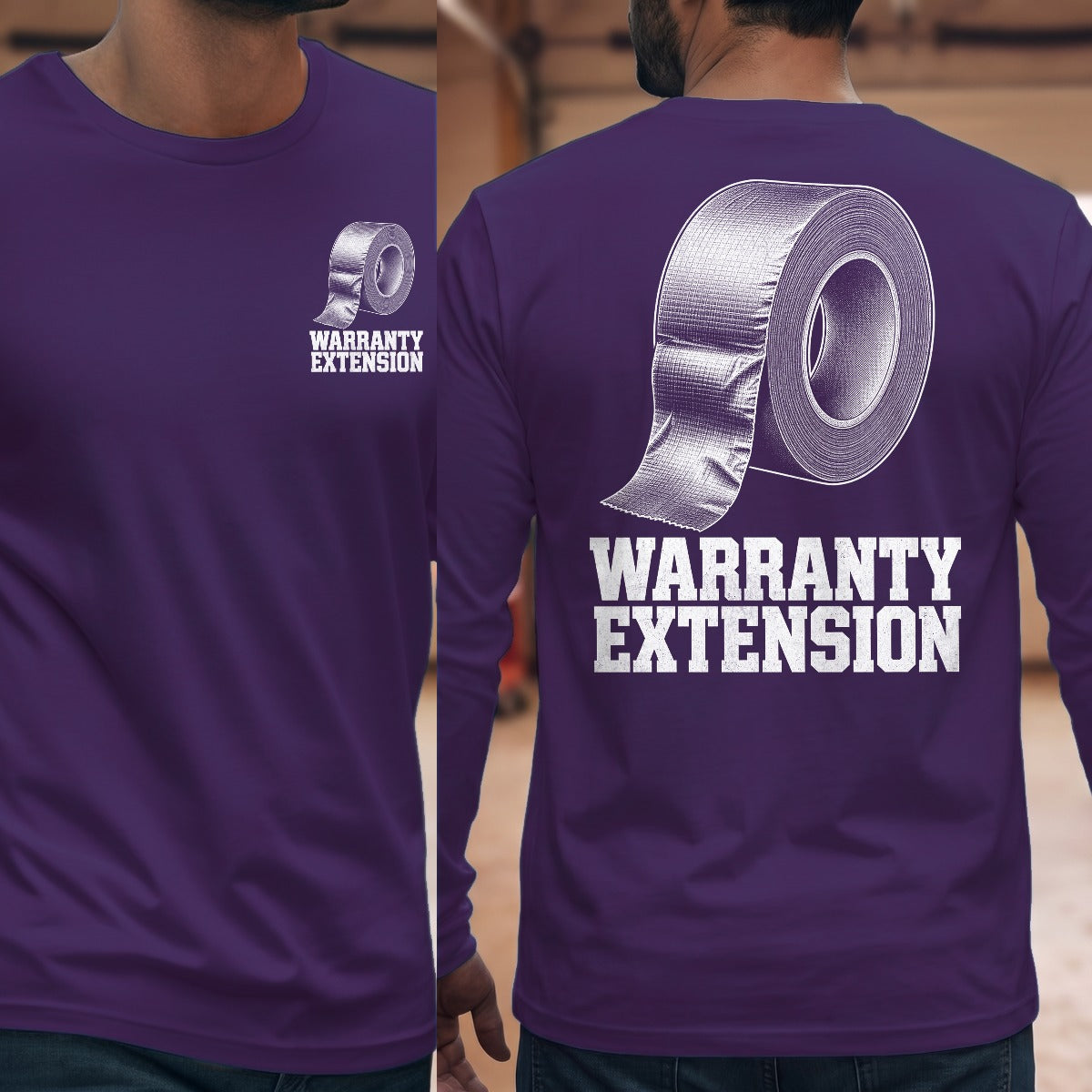 Purple | Front & Back