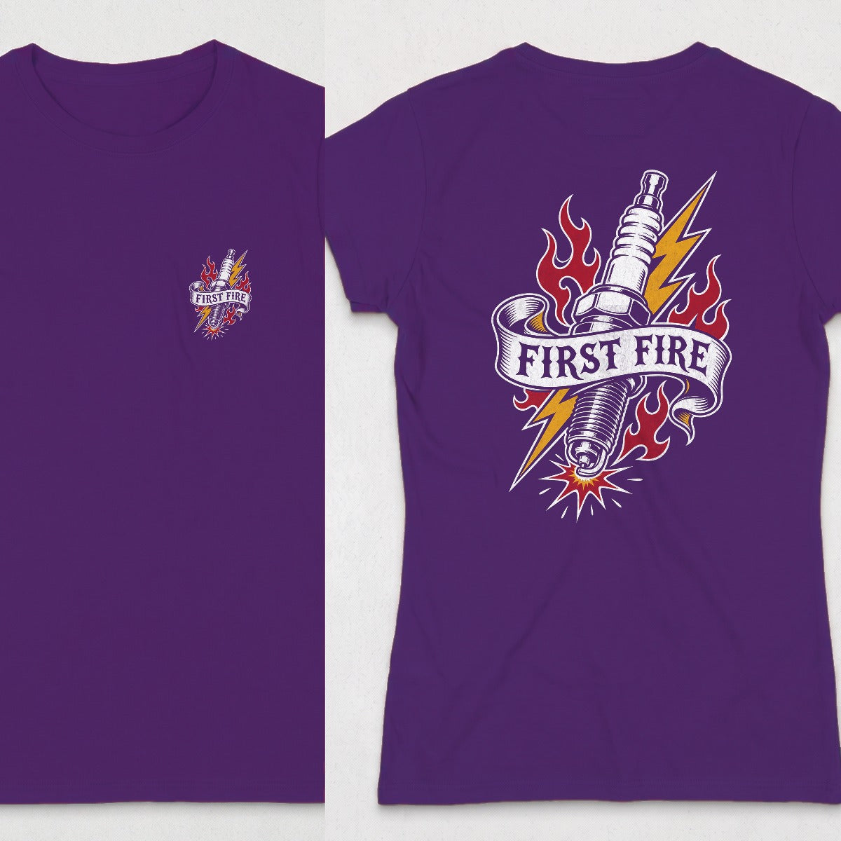 Purple | Front & Back