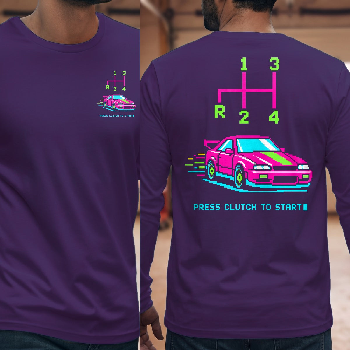 Purple | Front & Back