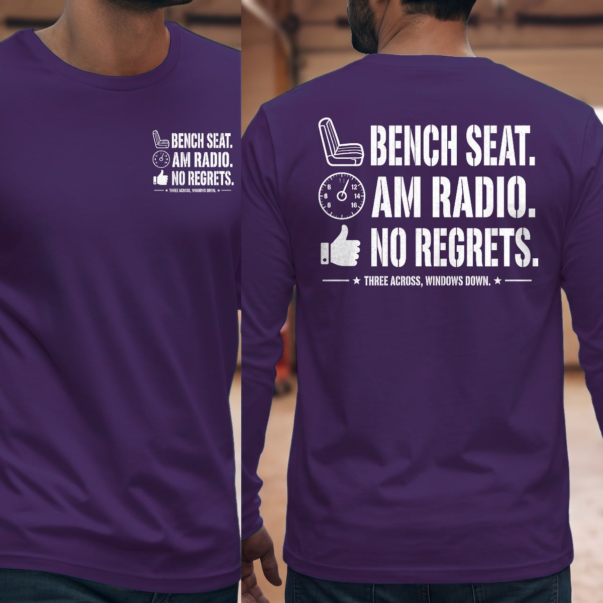Purple | Front & Back