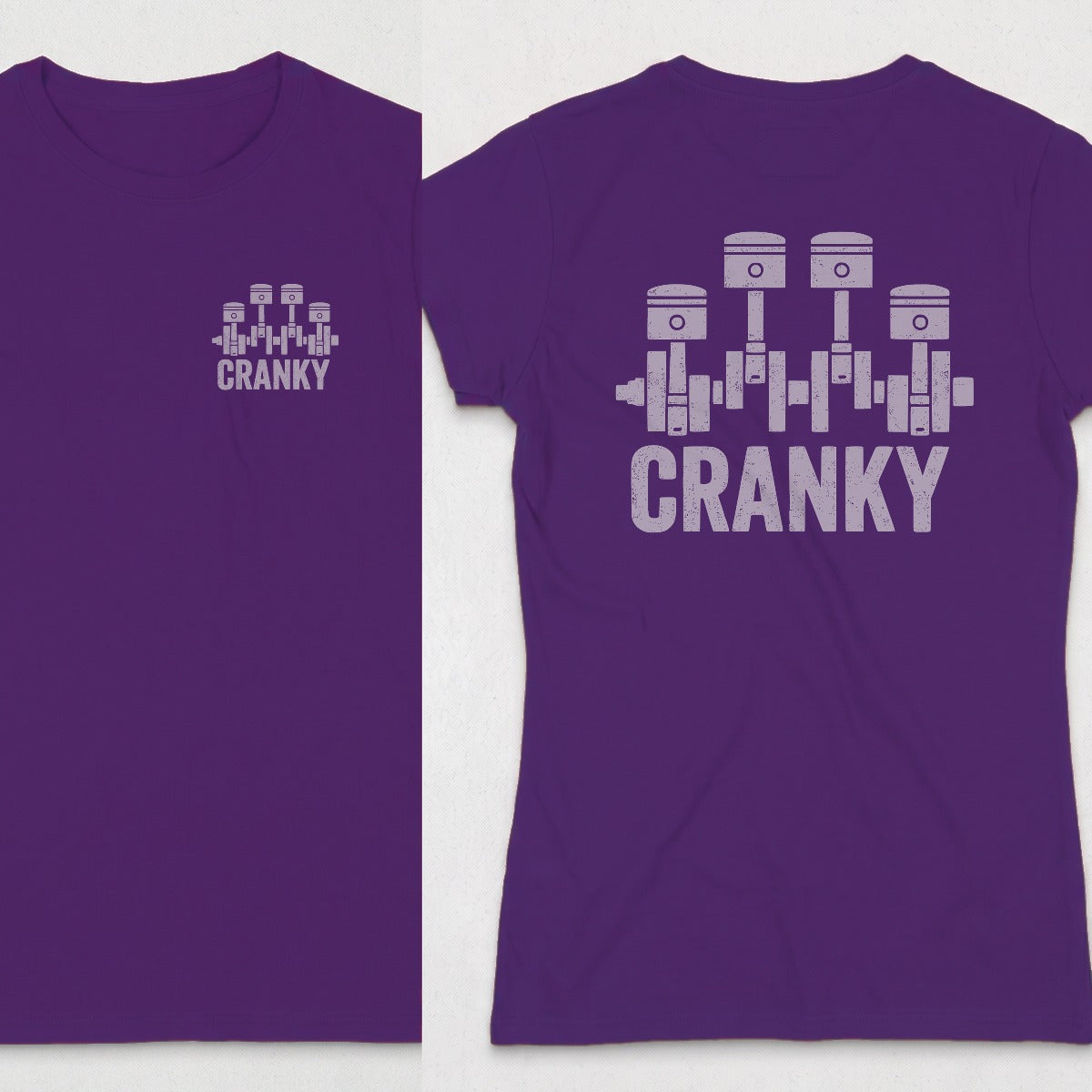 Purple | Left Chest + Back