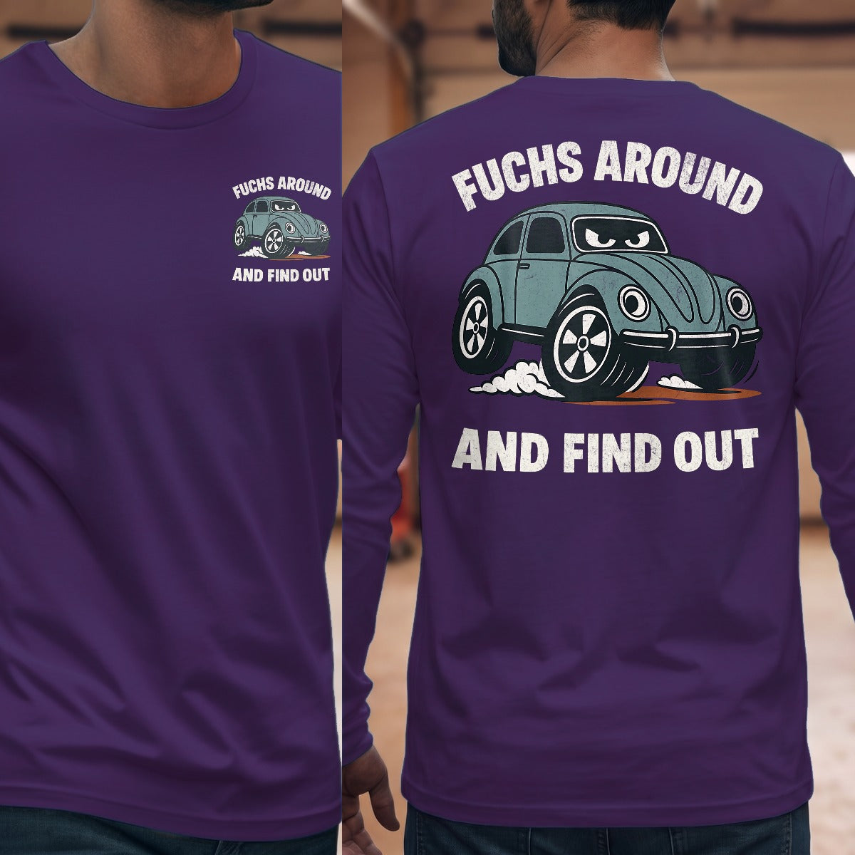 Purple | Front & Back