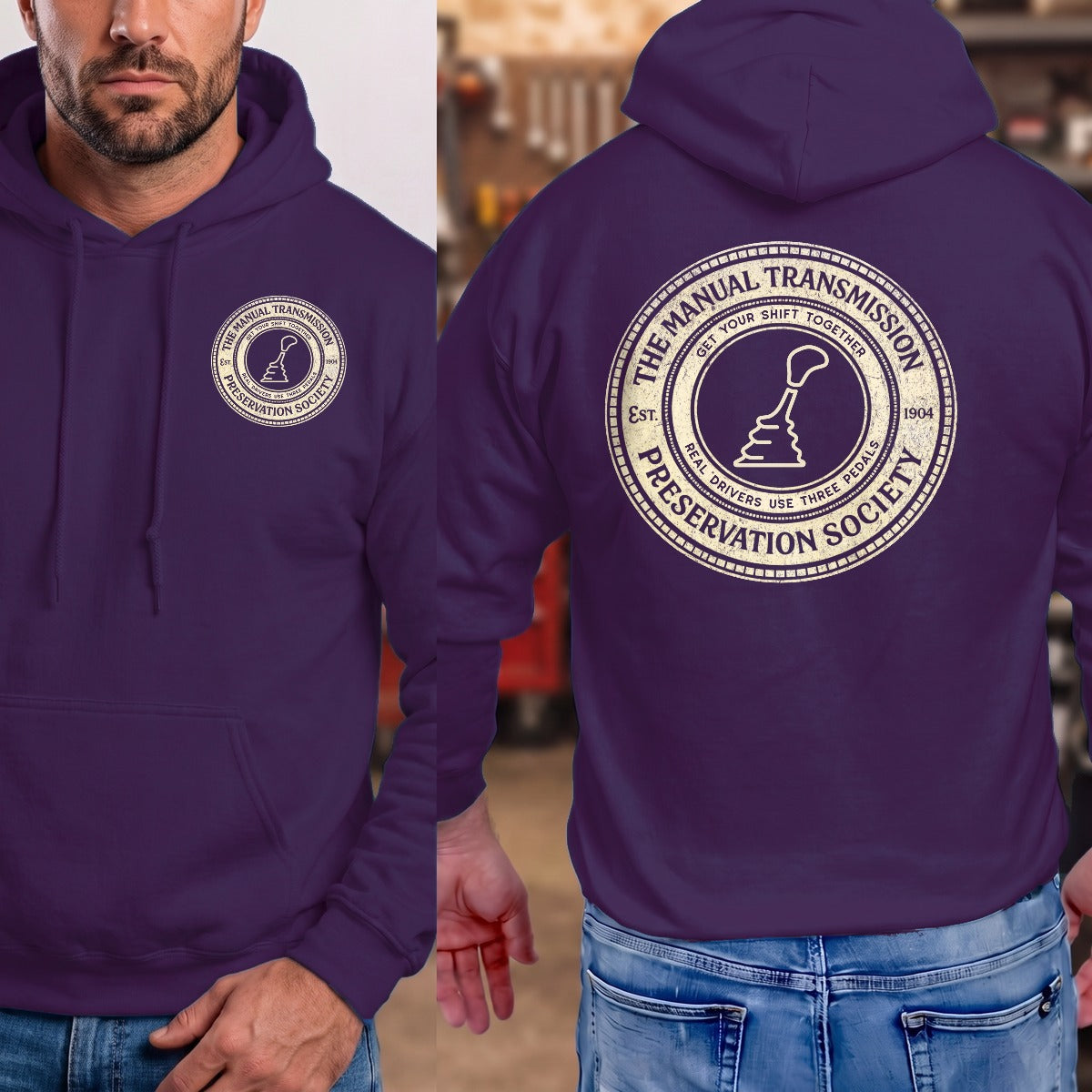 Purple | Front & Back