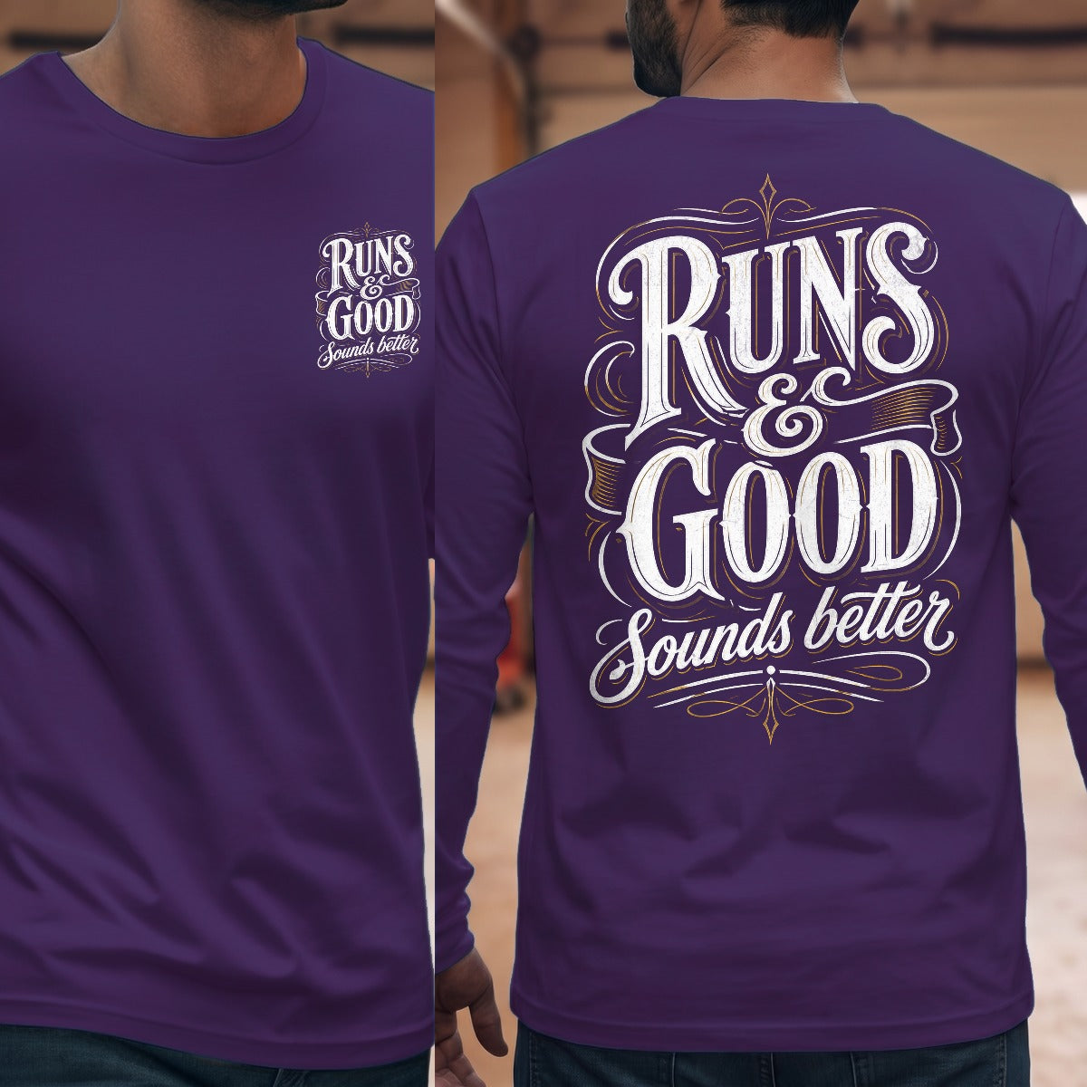 Purple | Front & Back