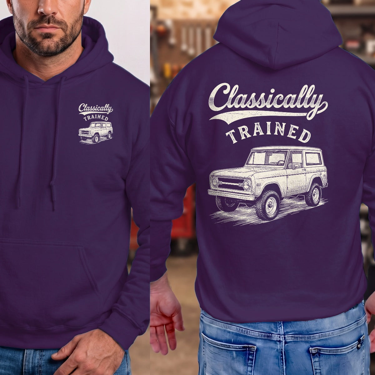 Purple | Front & Back