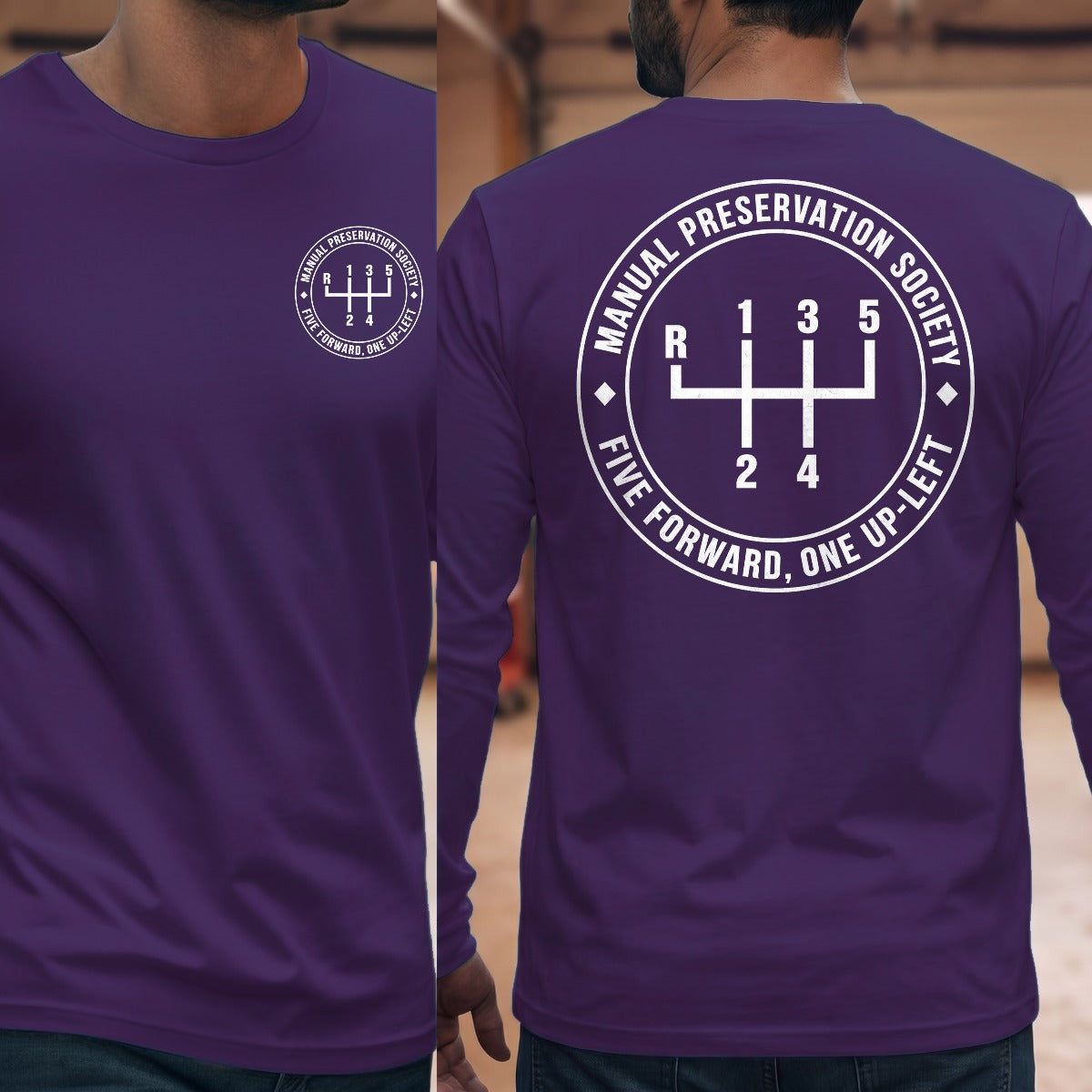 Purple | Front & Back