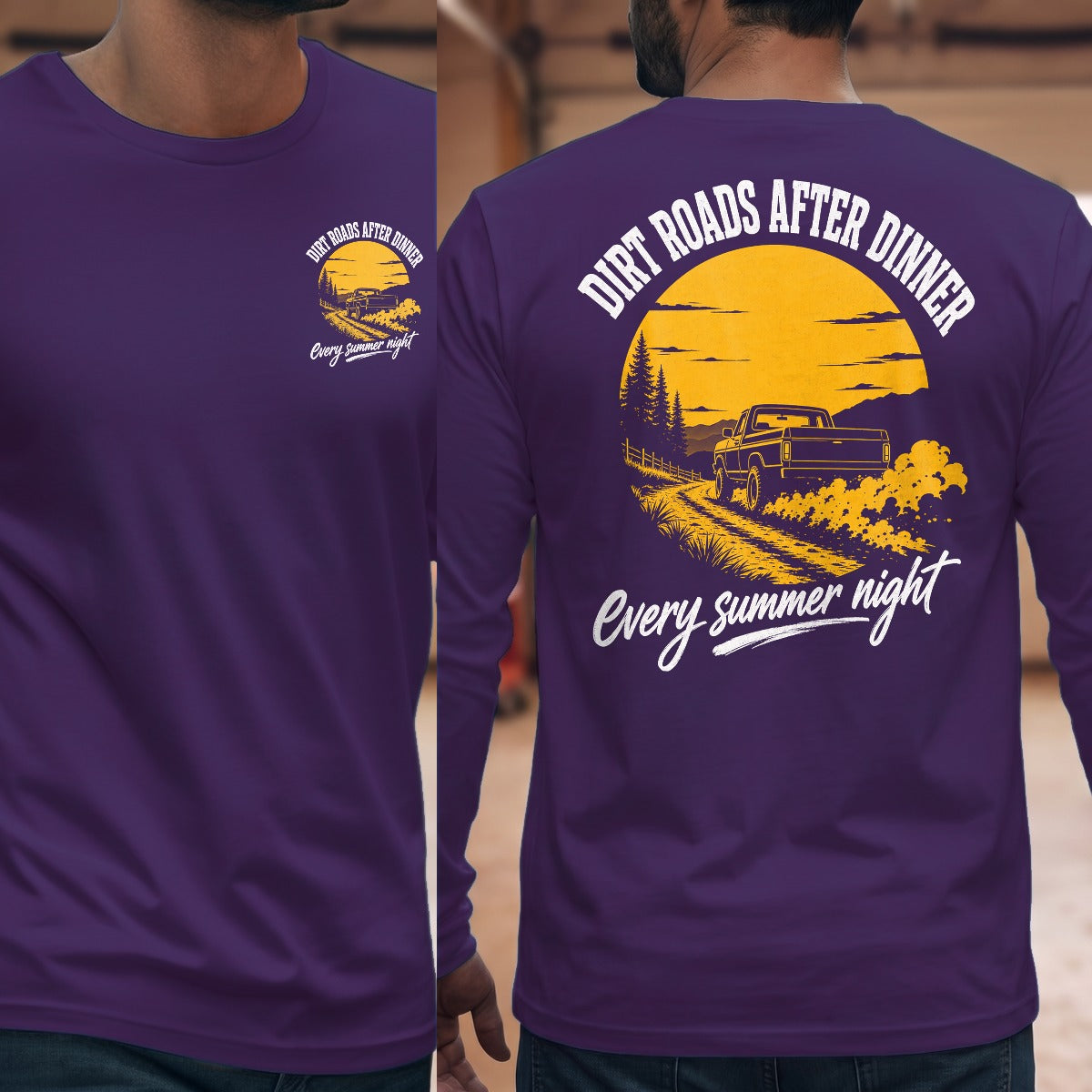 Purple | Front & Back