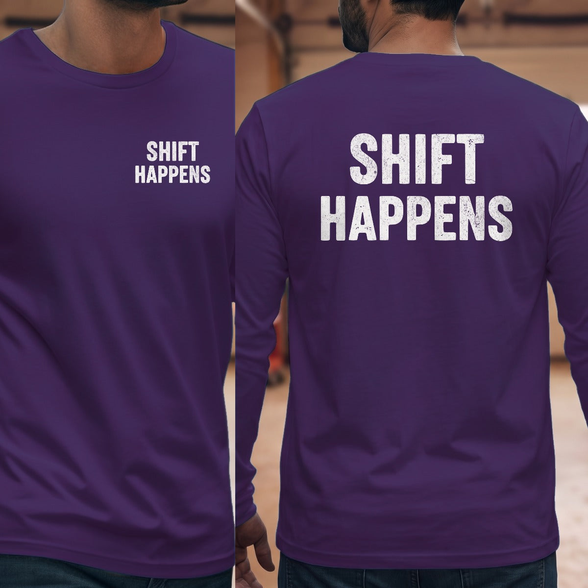 Purple | Left Chest + Back