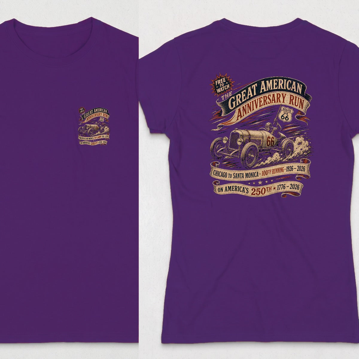 Purple | Front & Back